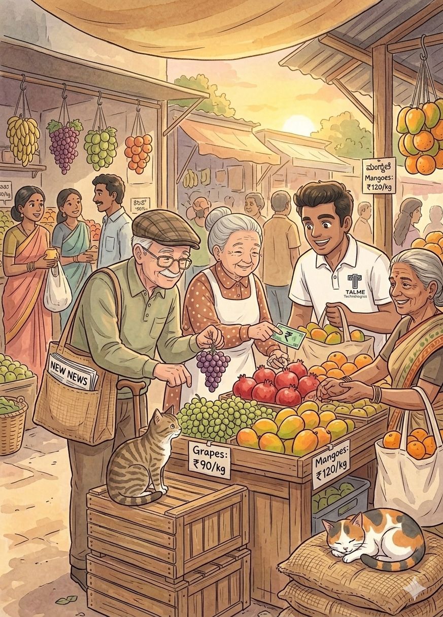 Young companion and senior walking together